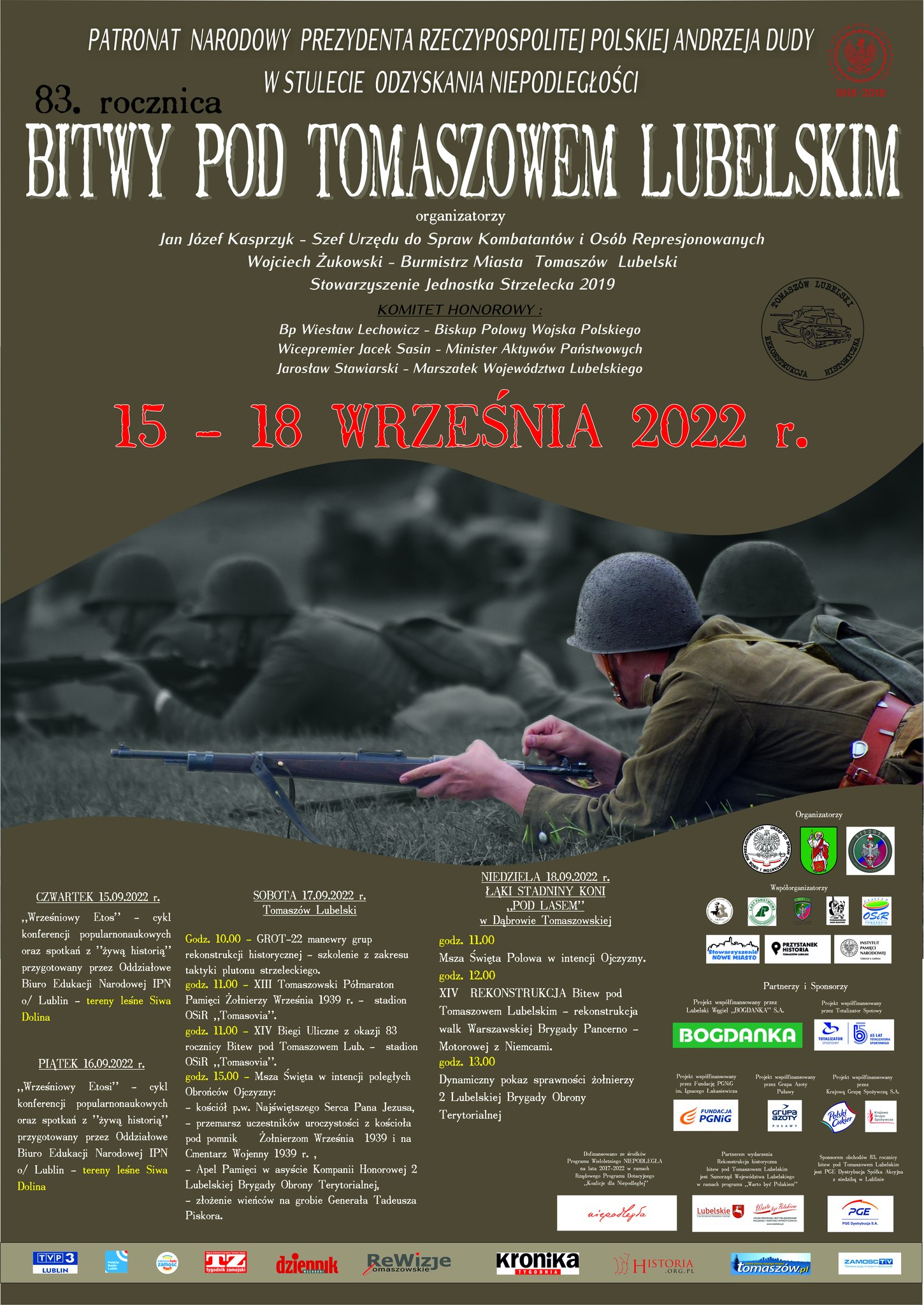 You are currently viewing 83 ROCZNICA BITWY POD TOMASZOWEM LUBELSKIM