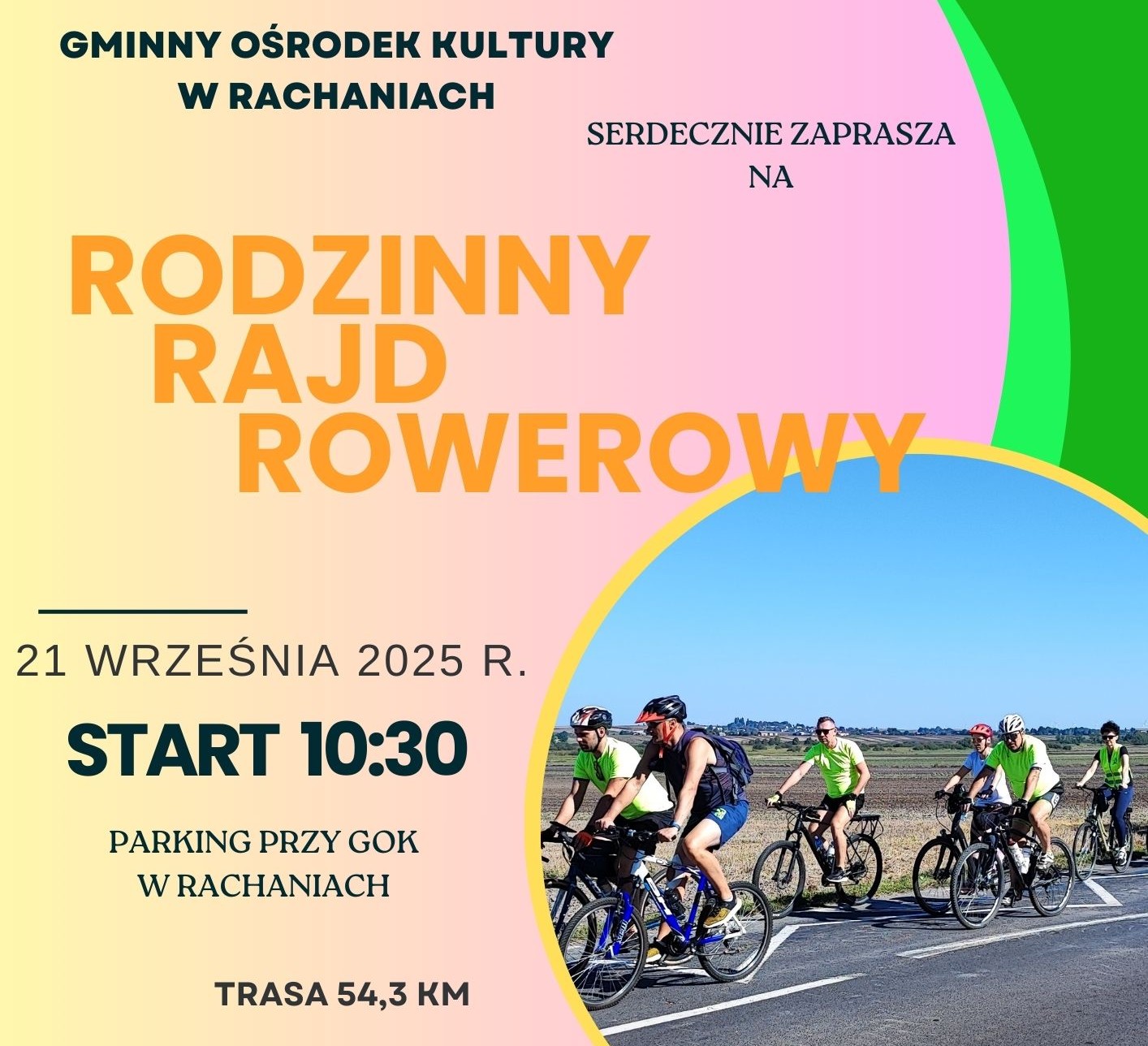 You are currently viewing RODZINNY RAJD ROWEROWY NA ZAKOŃCZENIE LATA