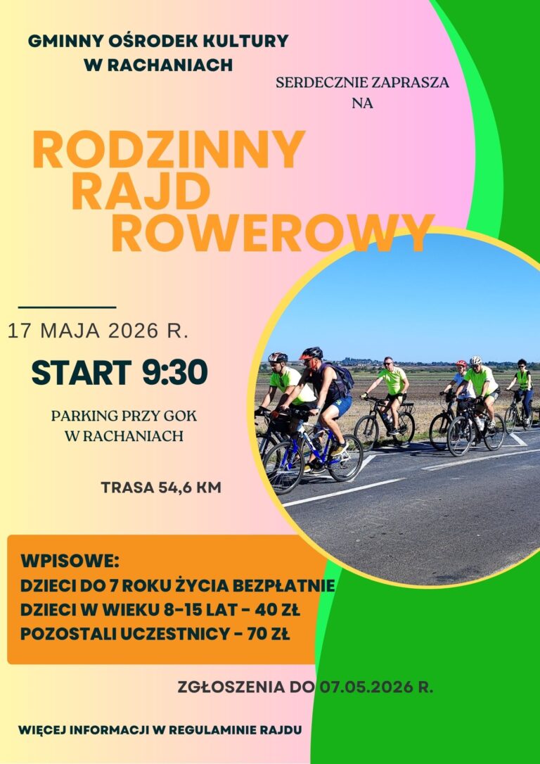 Read more about the article IV RODZINNY RAJD ROWEROWY